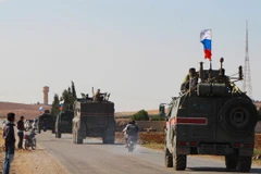 Binh sỹ Nga tuần tra tại Syria. (Ảnh: AFP/TTXVN)