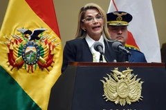 Tổng thống lâm thời tự xưng của Bolivia Jeanine Anez. (Ảnh: AFP/TTXVN)