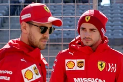 Sebastian Vettel và Charles Leclerc. (Nguồn: Getty Images)