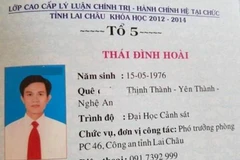 Tước danh hiệu Công an nhân dân đối với Thượng tá dùng bằng giả