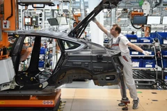 Xưởng lắp ráp ôtô của Audi. (Nguồn: Getty Images)