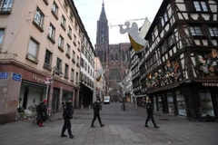 An ninh được kiểm soát tại Strasbourg. (Nguồn: AFP)