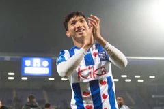 Đoàn Văn Hậu trong màu áo SC Heerenveen. (Nguồn: SC Heerenveen)