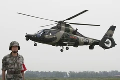 Trực thăng Z-9WZ của quân đội Trung Quốc. (Ảnh chỉ mang tính minh họa: globalmilitaryreview.blogspot.com)