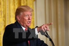Tổng thống Mỹ Donald Trump. (Nguồn: THX/TTXVN)