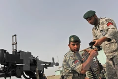 Binh sỹ Iran trong một cuộc tập trận. (Nguồn: THX/TTXVN)