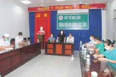 Quang cảnh buổi làm việc. (Ảnh: Tuấn Kiệt/TTXVN)