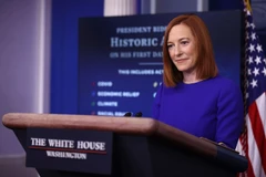 Người phát ngôn Nhà Trắng Jen Psaki. (Ảnh: AFP) 