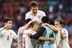 Đan Mạch thẳng tiến vào bán kết EURO 2020. (Nguồn: Getty Images)