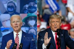 Trong ảnh: Ứng cử viên Tổng thống Mỹ của đảng Dân chủ Joe Biden (trái) và đương kim Tổng thống Donald Trump (phải) (Nguồn: AFP/TTXVN)