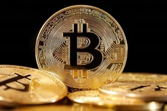 Hình ảnh minh họa đồng tiền điện tử bitcoin. (Ảnh: REUTERS/TTXVN)