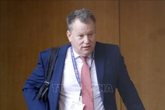 Bộ trưởng phụ trách Brexit của Anh, ông David Frost. (Ảnh: AFP/TTXVN)