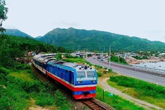 Đường sắt Vinh-Nha Trang.(Nguồn: TTXVN)