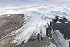 Sông băng tại Greenland. (Nguồn: theguardian.com) 