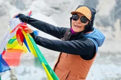 Phunjo Lama, ở độ tuổi 30, đã hoàn thành mục tiêu trong 14 giờ 31 phút. (Nguồn: News18)