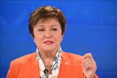 Tổng giám đốc Quỹ Tiền tệ quốc tế (IMF) Kristalina Georgieva. (Ảnh: AFP/TTXVN)