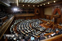 Quang cảnh phiên họp Quốc hội Nhật Bản ở thủ đô Tokyo. (Ảnh: AFP/TTXVN)