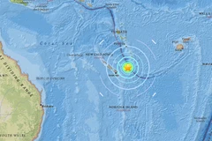 Dỡ bỏ cảnh báo sóng thần sau trận động đất lớn tại Thái Bình Dương