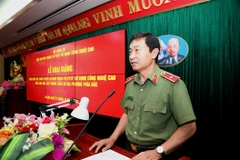 Trung tướng Nguyễn Minh Chính, Cục trưởng Cục An ninh mạng và phòng, chống tội phạm sử dụng công nghệ cao (A05, Bộ Công an).(Nguồn: BCA)