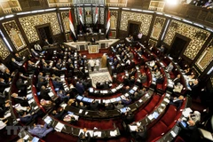 Một phiên họp Quốc hội ở Damascus, Syria. (Ảnh: AFP/TTXVN)