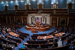 Toàn cảnh một phiên họp Hạ viện Mỹ ở Washington, DC. (Ảnh: AFP/TTXVN) 