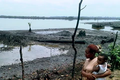 Vụ tràn dầu ở Nigeria. (Nguồn: Reuters) 