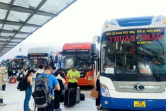 Bến xe miền Đông mới. (Ảnh: TTXVN phát) 