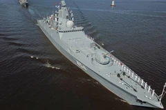 Tàu Đô đốc Gorshkov. (Nguồn: tass) 