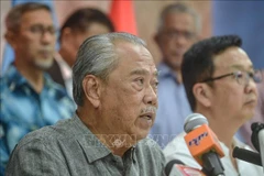 Ông Muhyiddin Yassin phát biểu tại cuộc họp báo ở Kuala Lumpur, Malaysia. (Ảnh tư liệu: AFP/TTXVN)