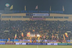 Nam Định tạo bất ngờ, thắng lớn Hà Nội FC ngày mở màn V-League 2021 (ẢNH :VPF)