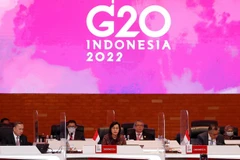 Quang cảnh phiên họp G20 tại Bali, Indonesia, ngày 15/07/2022. (Ảnh: REUTERS)