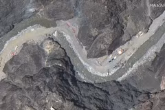 Đường Ranh giới thực tế (LAC) ở Đông Ladakh, biên giới giữa Ấn Độ và Trung Quốc ngày 22/6/2020. (Ảnh: AFP/TTXVN) 