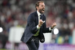 Huấn luyện viên tuyển Anh Gareth Southgate. (Ảnh: AFP/TTXVN)