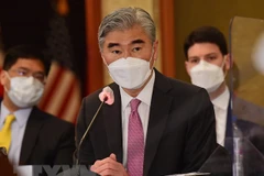 Đặc phái viên Mỹ về Triều Tiên Sung Kim. (Ảnh: YONHAP/TTXVN)