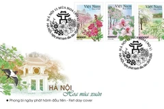 Mẫu phong bì ngày phát hành đầu tiên. (Ảnh: TTXVN phát)