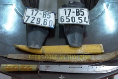 Tang vật của vụ án. (Nguồn: Công an tỉnh Thái Bình.)