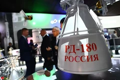 Động cơ tên lửa RD-180 nổi tiếng của Nga. (Nguồn: RIA)