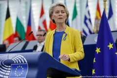 Chủ tịch Ủy ban châu Âu (EC) Ursula von der Leyen. (Nguồn: AP) 