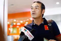 Huấn luyện viên Đinh Thế Nam. (Ảnh: Minh Chiến/Vietnam+)