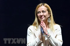 Bà Giorgia Meloni. (Ảnh: AFP/TTXVN) 