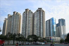 Khu chung cư trên đường Nguyễn Hữu Cảnh, quận Bình Thạnh, TP Hồ Chí Minh. (Ảnh tư liệu: Hồng Đạt/TTXVN)