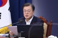 Tổng thống Hàn Quốc Moon Jae-in. (Ảnh: Yonhap/TTXVN)