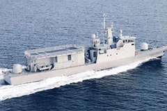 Tàu hải quân tham gia tập trận Mỹ-Ai Cập. (Ảnh: ahram.org.eg)