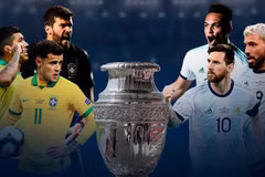 Argentina đối đầu Brazil ở chung kết Copa Ameria.(Nguồn: GettyImages)
