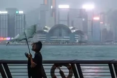 Đài Loan: Bão Haikui đổ bộ vào gây mất điện trên diện rộng