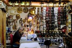 Khác với mọi năm, đại dịch COVID-19 khiến sự kiện văn hóa độc đáo này năm nay thiếu vắng khách du lịch và sự náo nhiệt vốn có. (Ảnh: Manuel Silvestri.) 