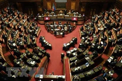 Phiên họp Quốc hội ở Rome, Italy. (Ảnh: AFP/TTXVN)
