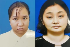 Hai bị can trong đường dây mang thai hộ Nguyễn Anh Thư và Phạm Ngọc Thảo. (Ảnh: Y.Hưng)