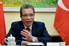 Đại sứ đặc mệnh toàn quyền Việt Nam tại LB Nga Đặng Minh Khôi. (Ảnh: Trần Hiếu/TTXVN) 