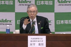 Ông Shigenobu Nagamori, Nhà sáng laapk Nidec. (Ảnh: Hirofumi Yamamoto)